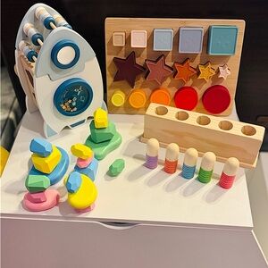 Colorful Shape Sorting Bundle for kids